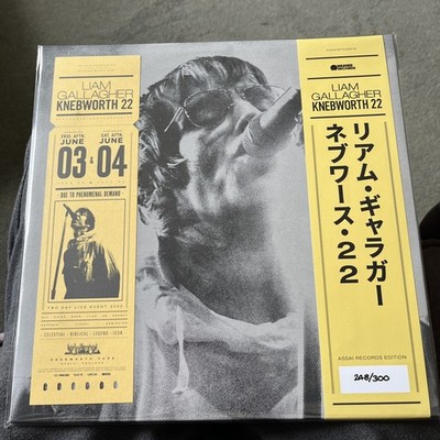 Liam Gallagher. Knebworth 22. Double Yellow LP.  Assai Obi. 300 . Oasis. New. 