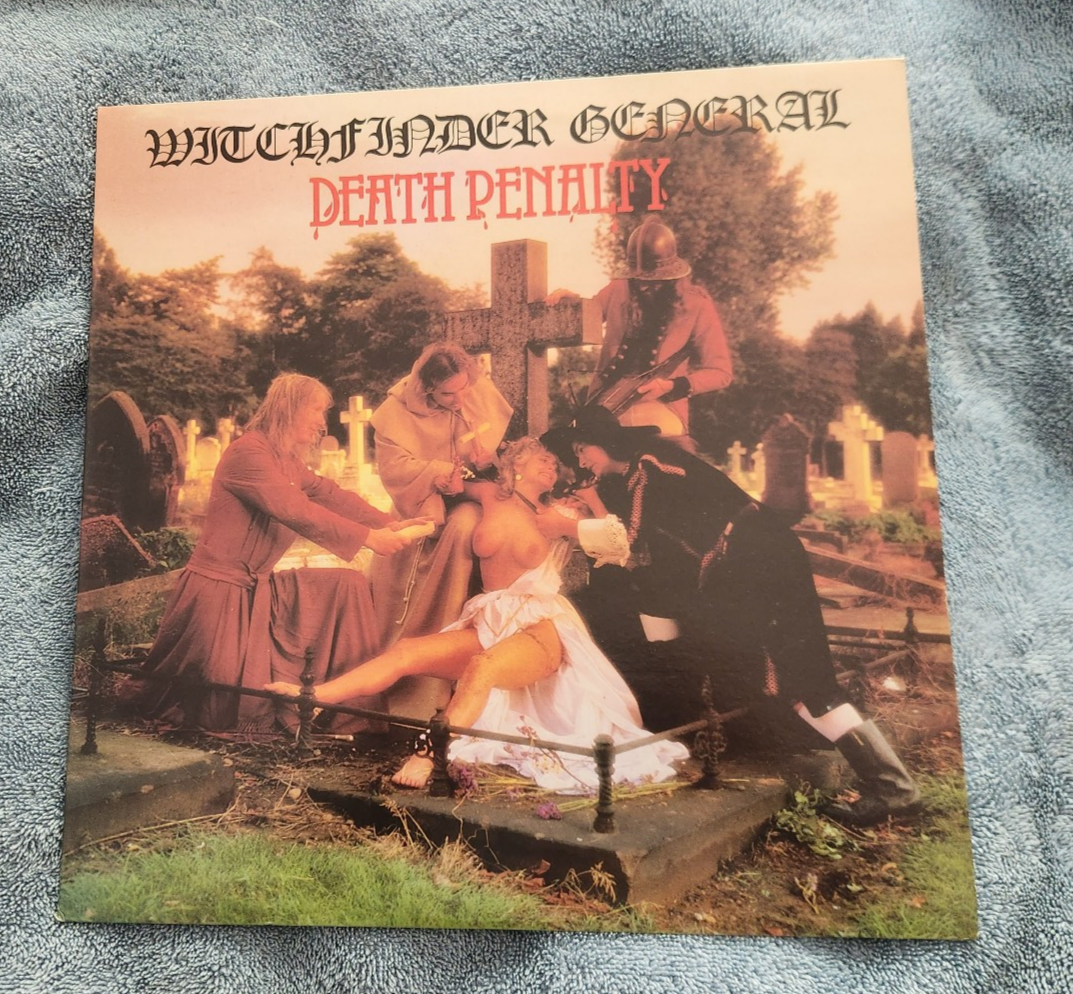 Witchfinder General Rare OOP LP Album Death Penalty Doom Metal Red Vinyl 1980s