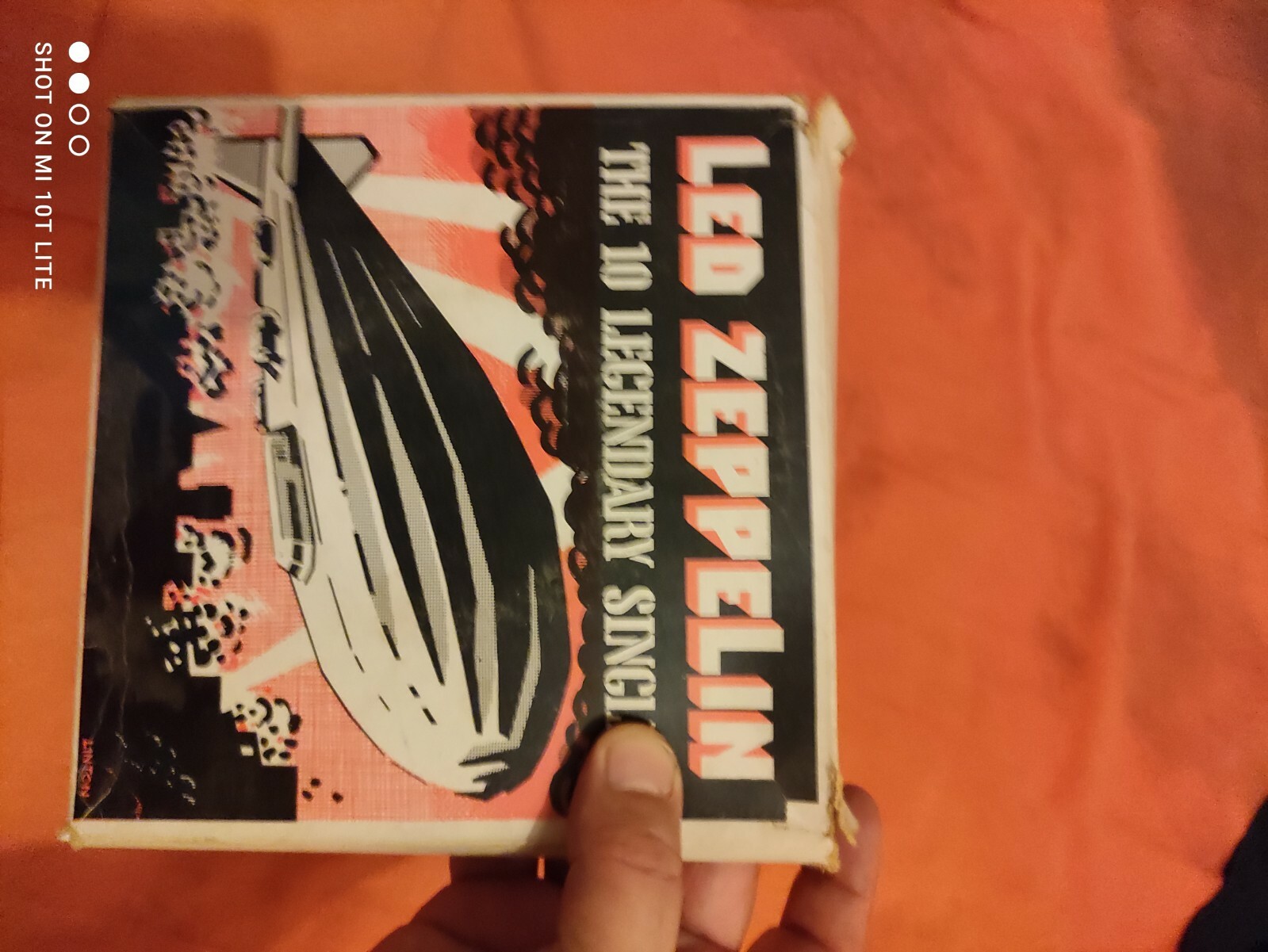 Vinile led Zeppelin  The 10 legendary singles  cofanettocon10dischetti7 pollici