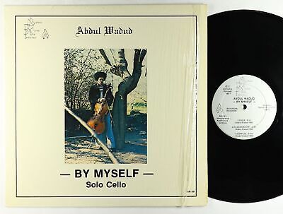 Abdul Wadud   By Myself LP   Bisharra   Rare Private Free Jazz VG   Shrink