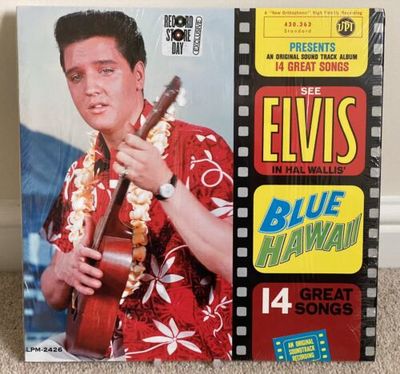 ELVIS PRESLEY  BLUE HAWAII  VPI LMLR BLUE VINYL LP RSD