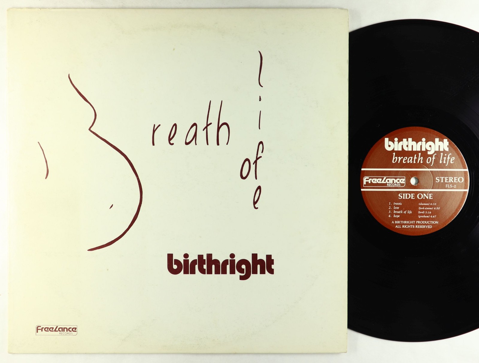 Birthright - Breath Of Life LP - Freelance - Rare Private Spiritual Jazz