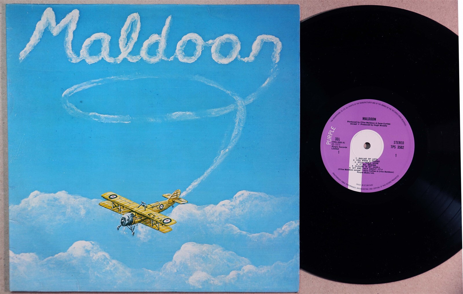 Maldoon-same UK Purple label folk prog lp