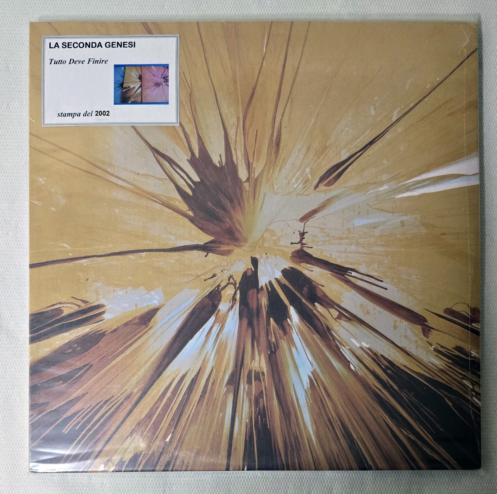 LA SECONDA GENESI - TUTTO DEVE FINIRE - RARA RISTAMPA  AKARMA 2002, 3 LP NUOVI.