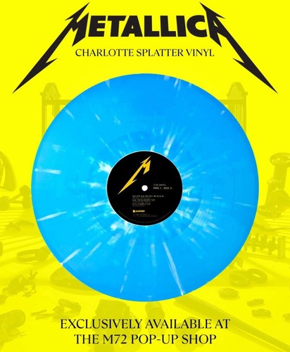 Metallica M72 Charlotte Panthers 72 Seasons Vinyl EXCLUSIVE Splatter
