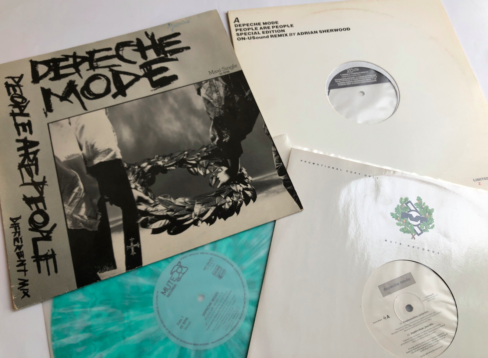 DEPECHE MODE 3 x 12inch MAXI VINYL-PAKET / 1 x COLOURED-1 x LIMITED-1 x PROMO