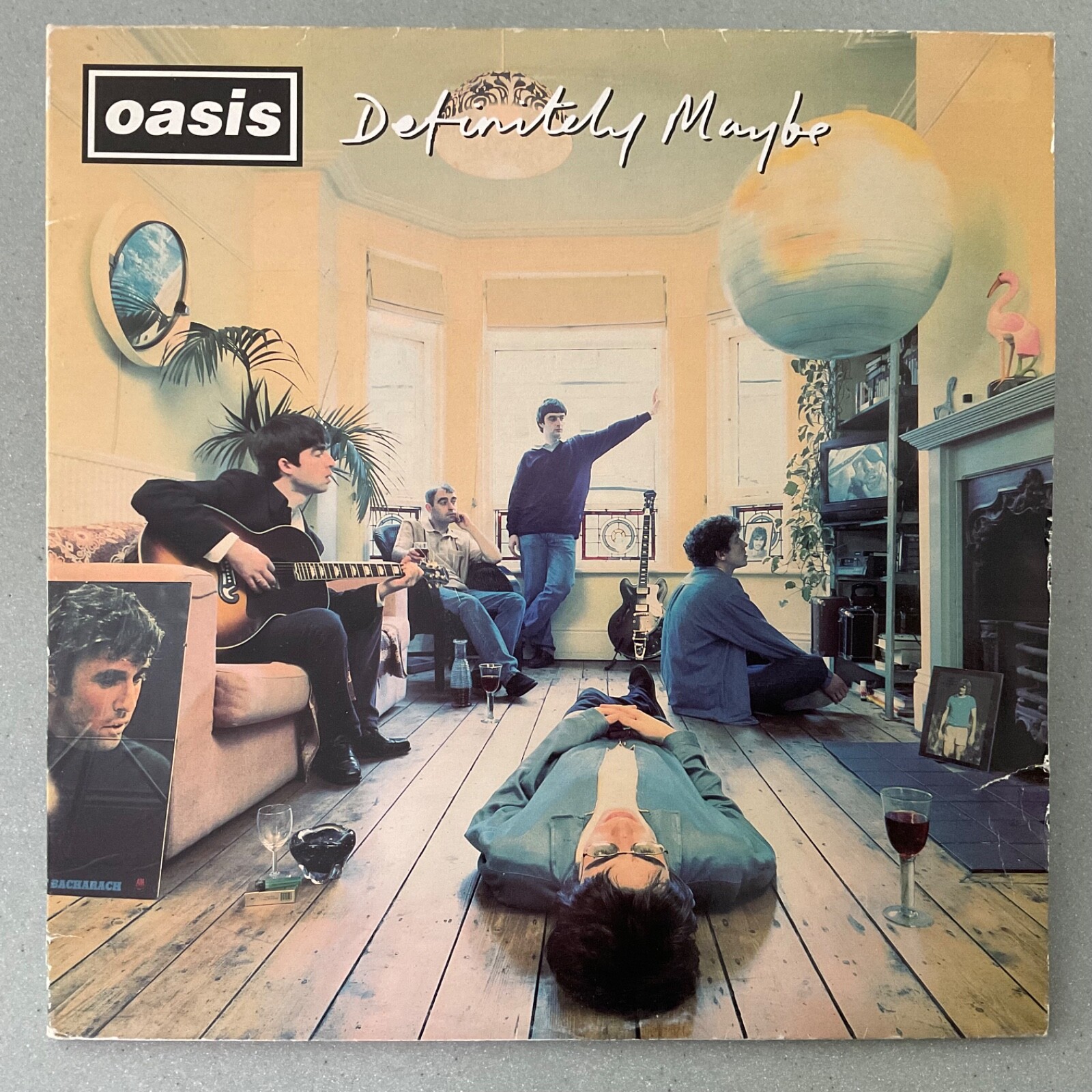 OASIS 2lp DEFINATELY MAYBE uk CREATION og VG /VG-