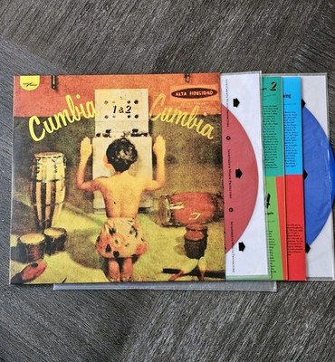 Various - Cumbia Cumbia 1   2 Disco Fuentes 2xLP 180g. Red Blue Vinyl.  NM
