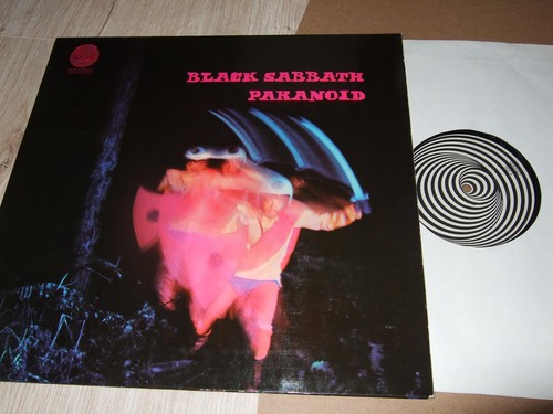 BLACK SABBATH : PARANOID LP 1970 VERTIGO SWIRL 6360011 GERMANY  OIS