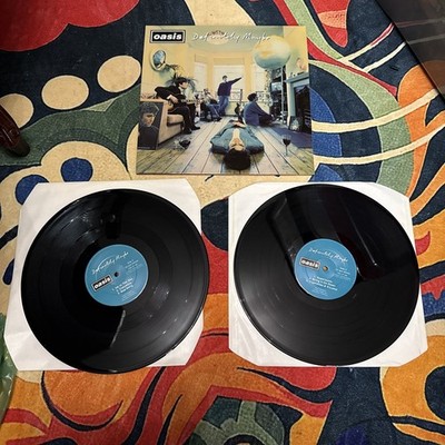 Oasis Definitely Maybe Orig 2LP Vinyl 1994 CRE LP 169 Damont Run Offs Vinyl RARE