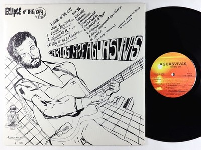 Carlos Fire Aguasvivas - Eclipse Of The City LP - Aguasvivas Rare Psych Funk OG