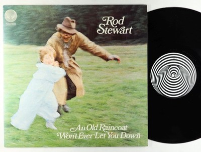 Rod Stewart - An Old Raincoat Won t Ever Let You Down LP - Vertigo UK 1st VG 