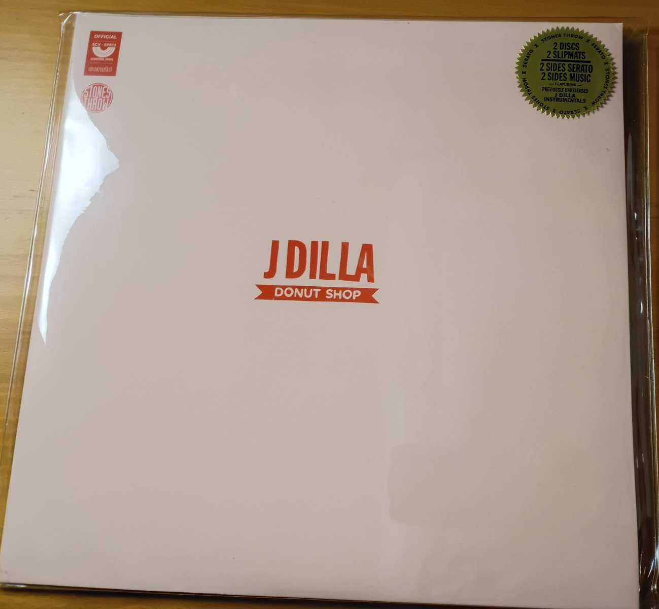 J Dilla Donut Shop Stones Throw Serato 2x12 2 Slipmats Sticker Mint New