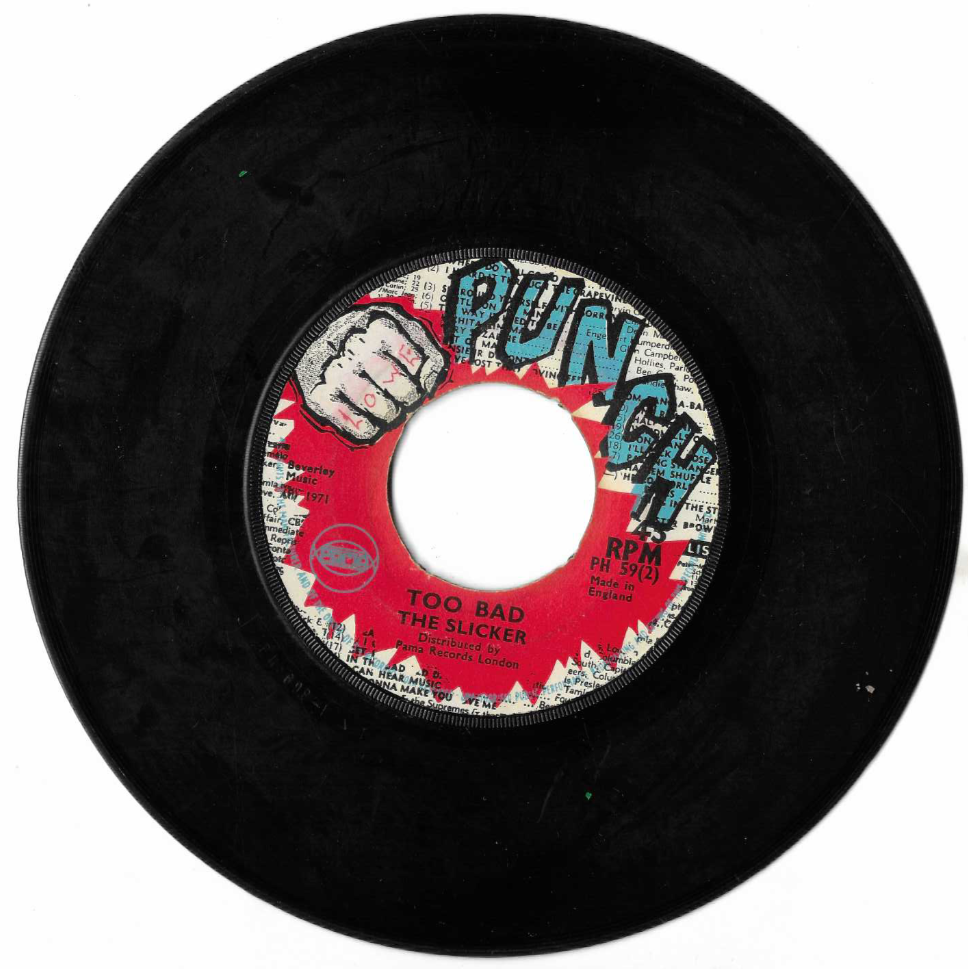 THE SLICKER 1971  JOHNNY  TOO  BAD  PUNCH PH 59 7  mp3