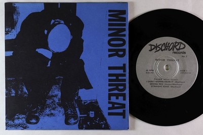Punk Hardcore EP - Minor Threat - S/T - Dischord - rare 4th press  VG  