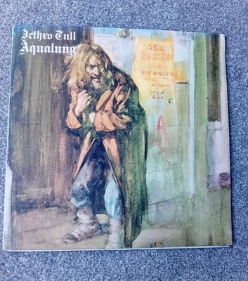 Jethro Tull - Aqualung UK 1st press vinyl LP EX /EX  textured sleeve 1971 prog