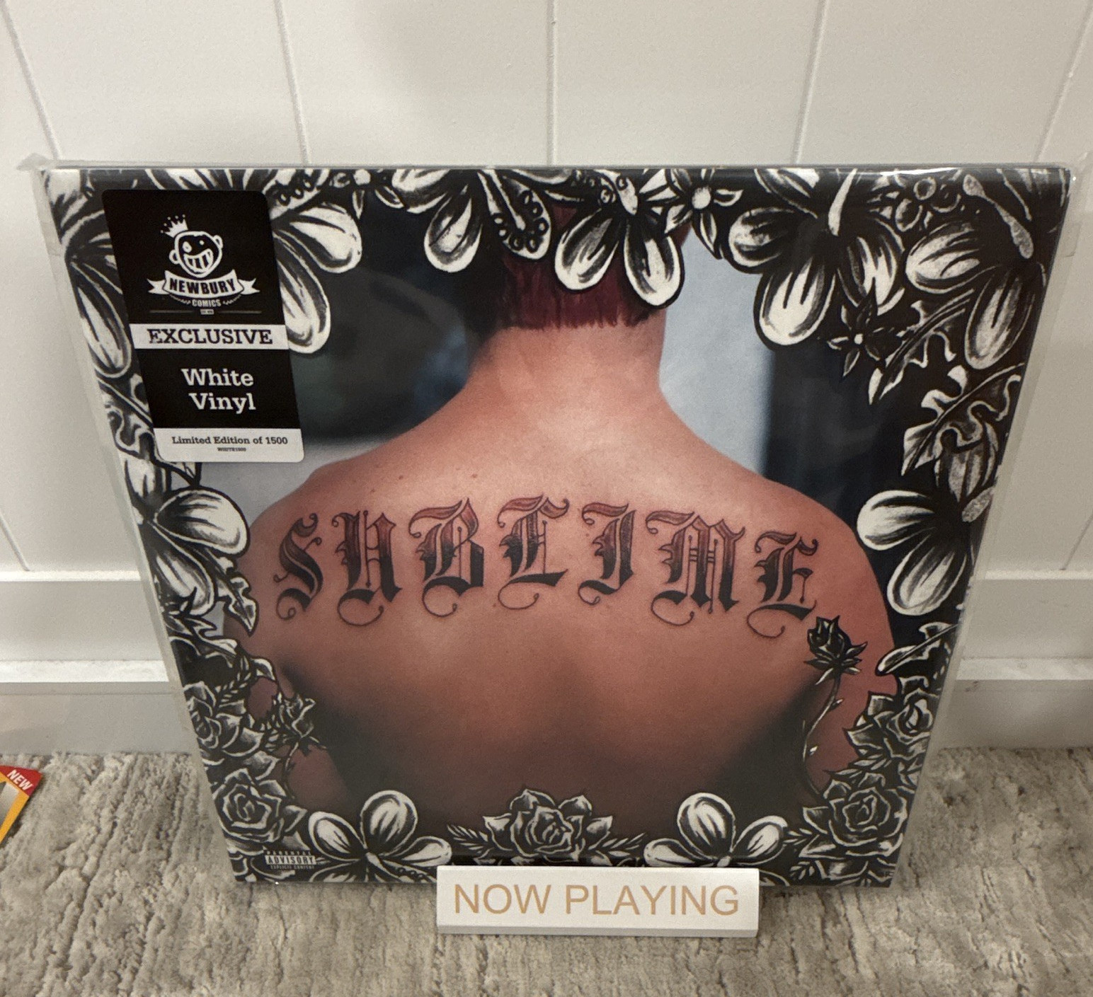 Sublime Sublime Newbury Comics Limited to 1500 White LP Vinyl  VG , VG 