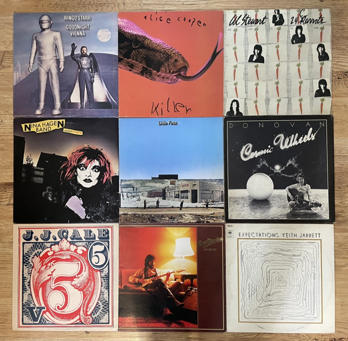 Rock, Folk, Prog, Joblot x 51 Vinyl LP s  Frank Zappa, Alice Cooper, VG - VG  ,