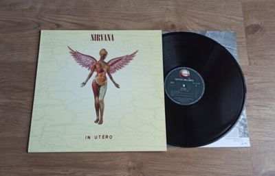 Nirvana In Utero 1993 Vinyl Lp Spain NM         1st Press  Grunge Pearl Jam