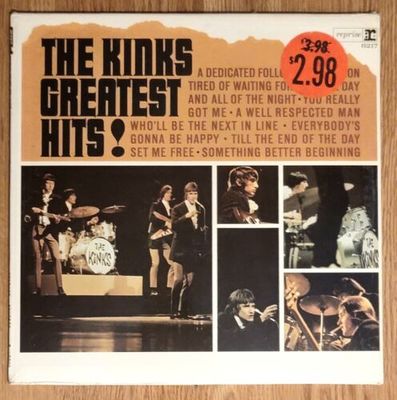 The KINKS GREATEST HITSoriginal FACTORY SEALED MONO FIRST PRESSING near mint