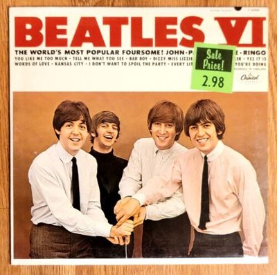 The Beatles BEATLES VI original mono FIRST PRESSING FACTORY SEALED near mint
