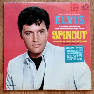 Elvis Presley SPINOUT 1966 FACTORY SEALED first pressing WITH HYPE STICKER
