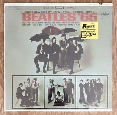 The Beatles BEATLES  65 original FACTORY SEALED STEREO FIRST PRESSING NEAR MINT