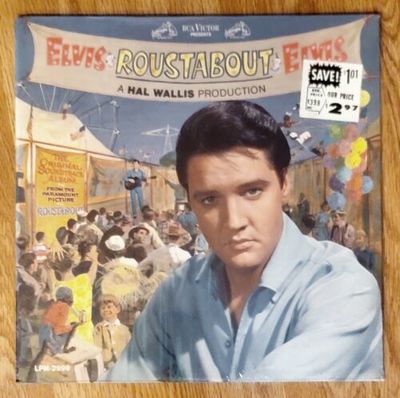 Elvis Presley ROUSTABOUT FACTORY SEALED ORIGINAL FIRST PRESSING NEAR MINT