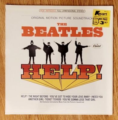 The Beatles HELP  original  FACTORY SEALED STEREO 1ST PRESSING NEAR MINT