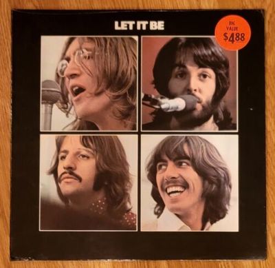 THE BEATLES LET IT BE original 1970 FACTORY SEALED FIRST PRESSING NEAR MINT