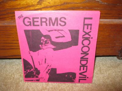 GERMS Lexicon Devil  ORIGINAL  Picture Sleeve EX Condition 45 7 LP KBD PUNK rare