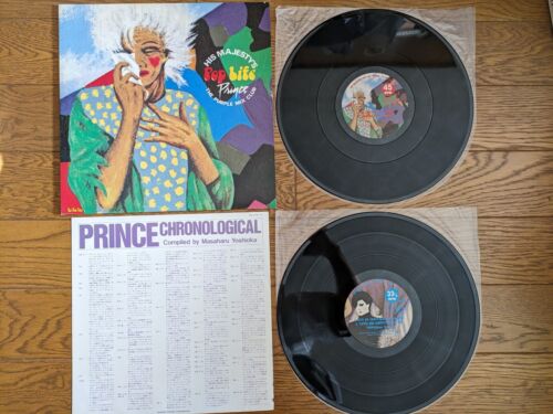 PRINCE His Majesty's Pop Life 1985 JAPAN Orig. PROMO 2 LP PS-273/4 Not Re-issued