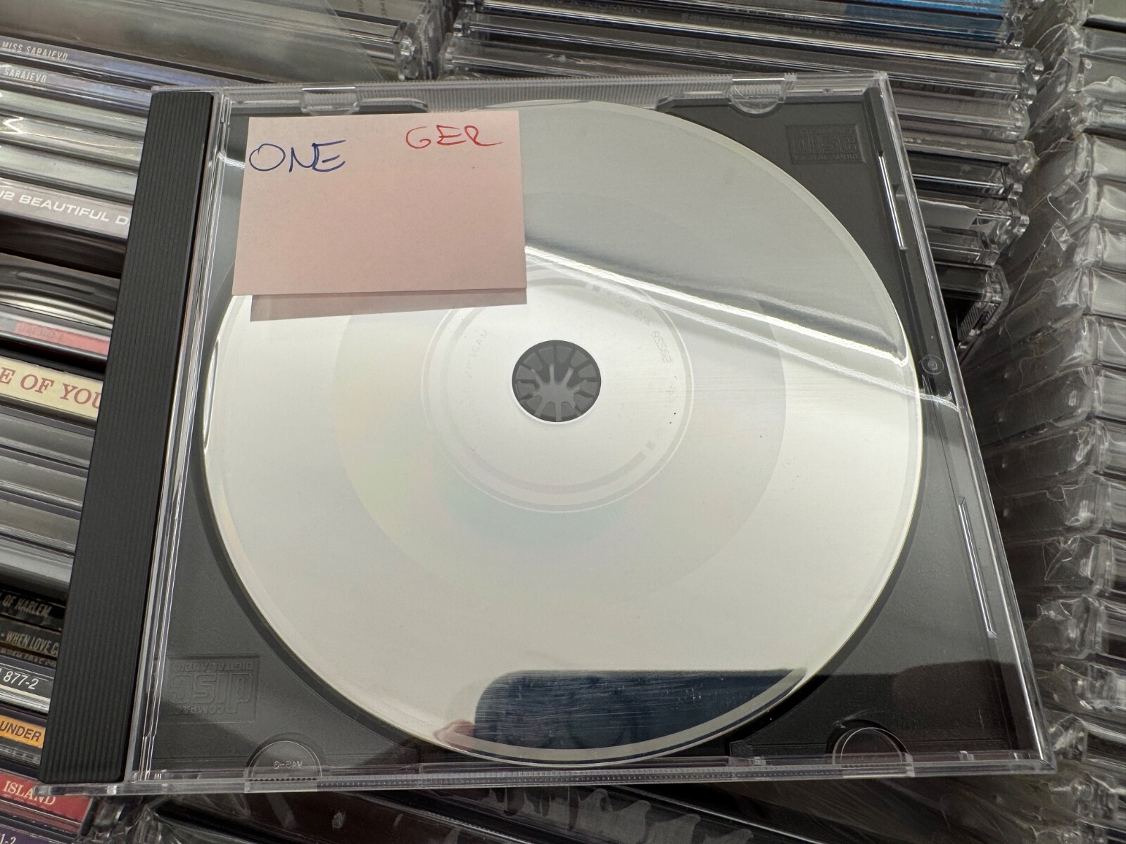 U2 : CD ONE - GERMANY TEST PRESSING
