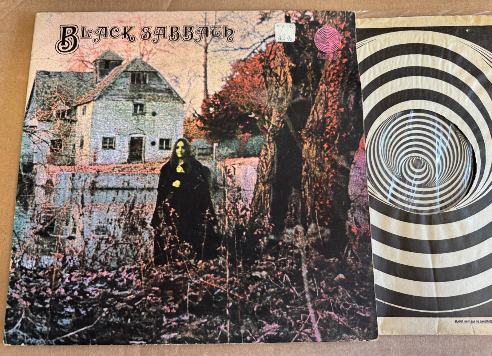 Black Sabbath original Vertigo swirl LP