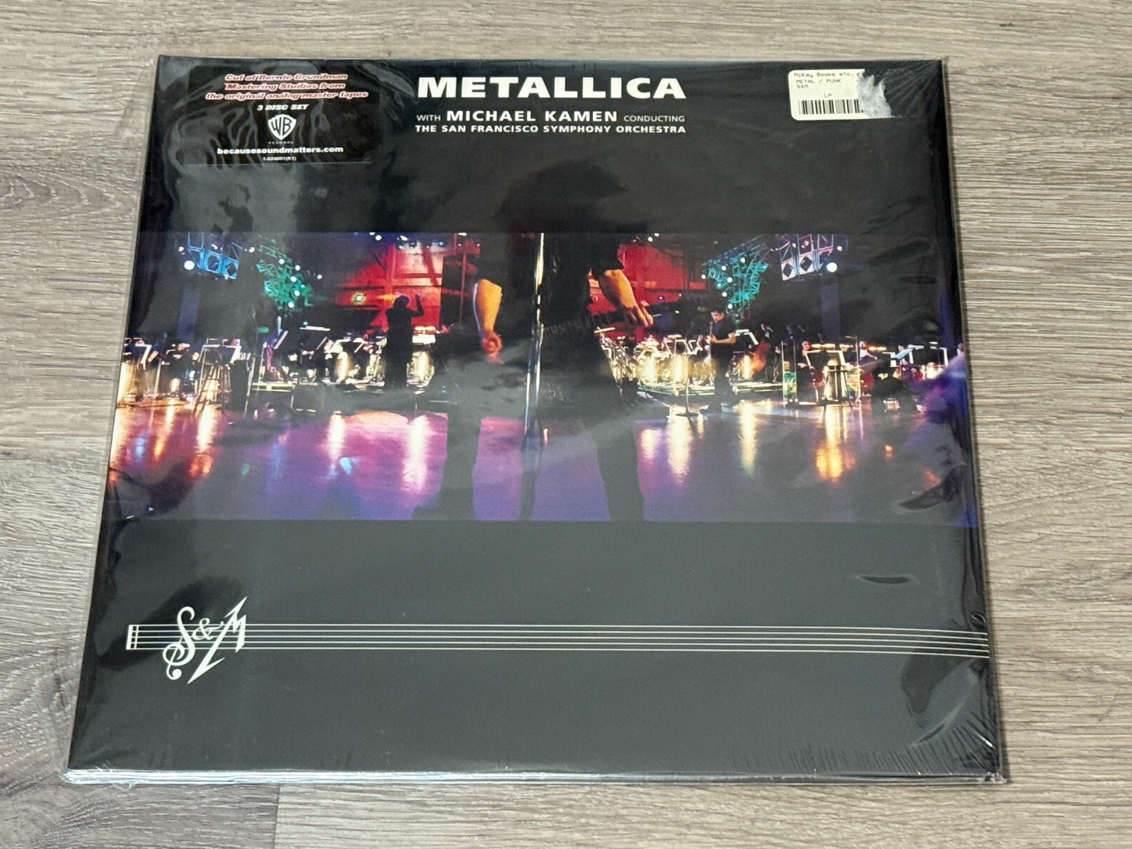  NOS sealed  Metallica S M 3LP   2011 Warner Bros  Half Speed master LPs