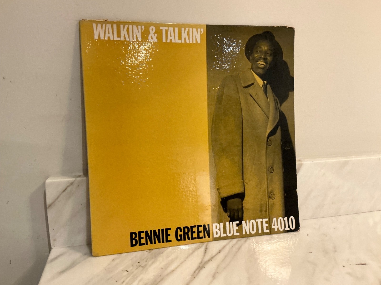 Bennie Green Walkin    and Talkin    BLUE NOTE 47W63rd NYC DG EAR RVG Jazz LP 