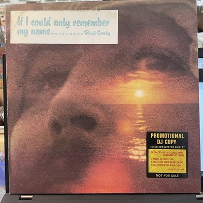 DAVID CROSBY      If I Could Only Remember My Name   1971 US 1st WL Promo LP EX