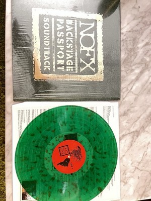 Nofx Backstage Passport Lp Green W/gold Splatter