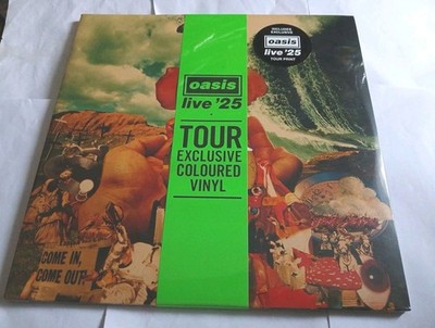 OASIS DIG OUT YOUR SOUL LIVE 25 TOUR LIME GREEN COLOURED VINYL 2 LP NEW SEALED