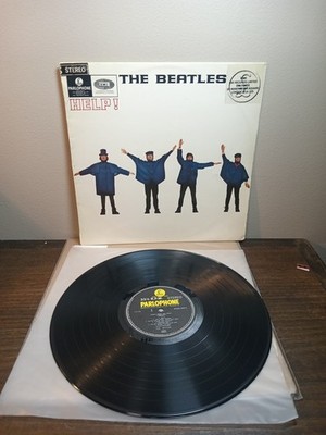 The Beatles Help  Australian LP PCSO-3071 Yellow   Black Parlophone Stereo VG 