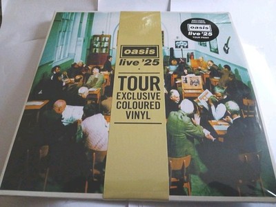 OASIS THE MASTERPLAN LIVE 25 TOUR CREAM COLOURED VINYL 2 LP RECORD NEW SEALED