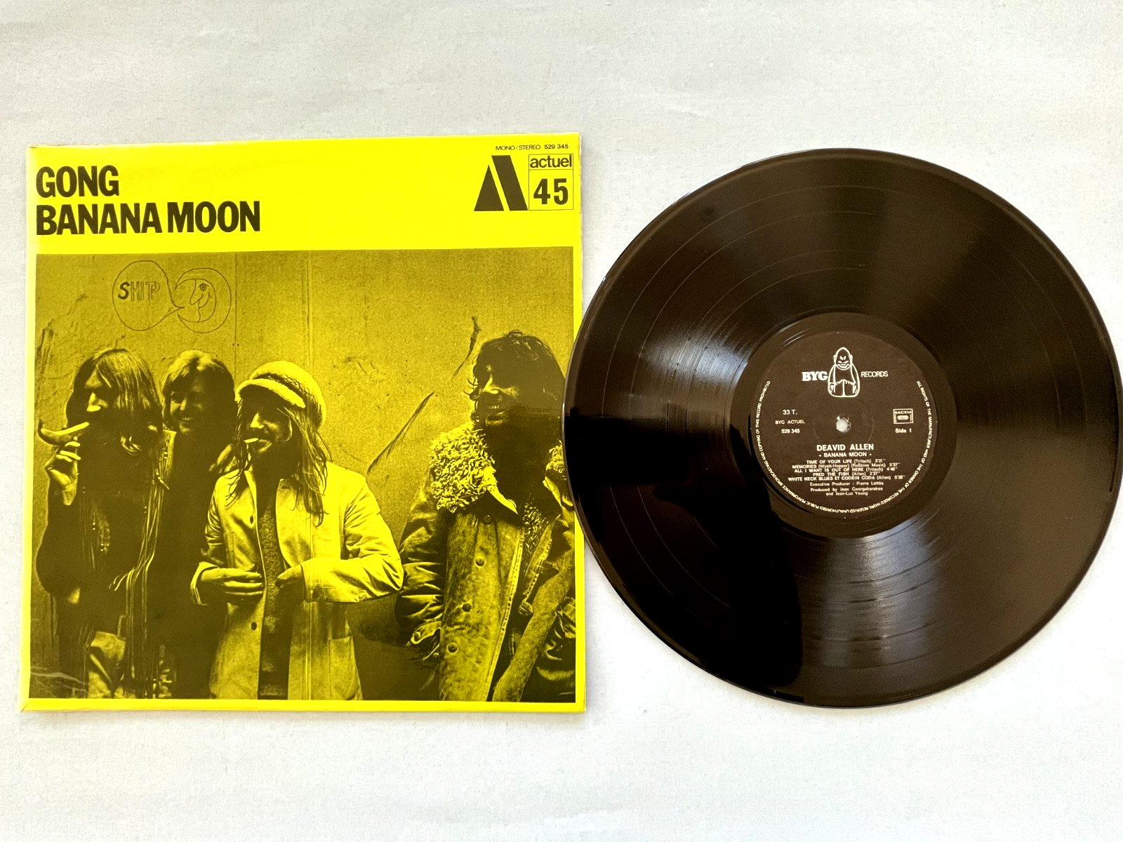 GONG BANANA MOON 1971 FRANCE VINYL LP PSYCH PROG ROCK