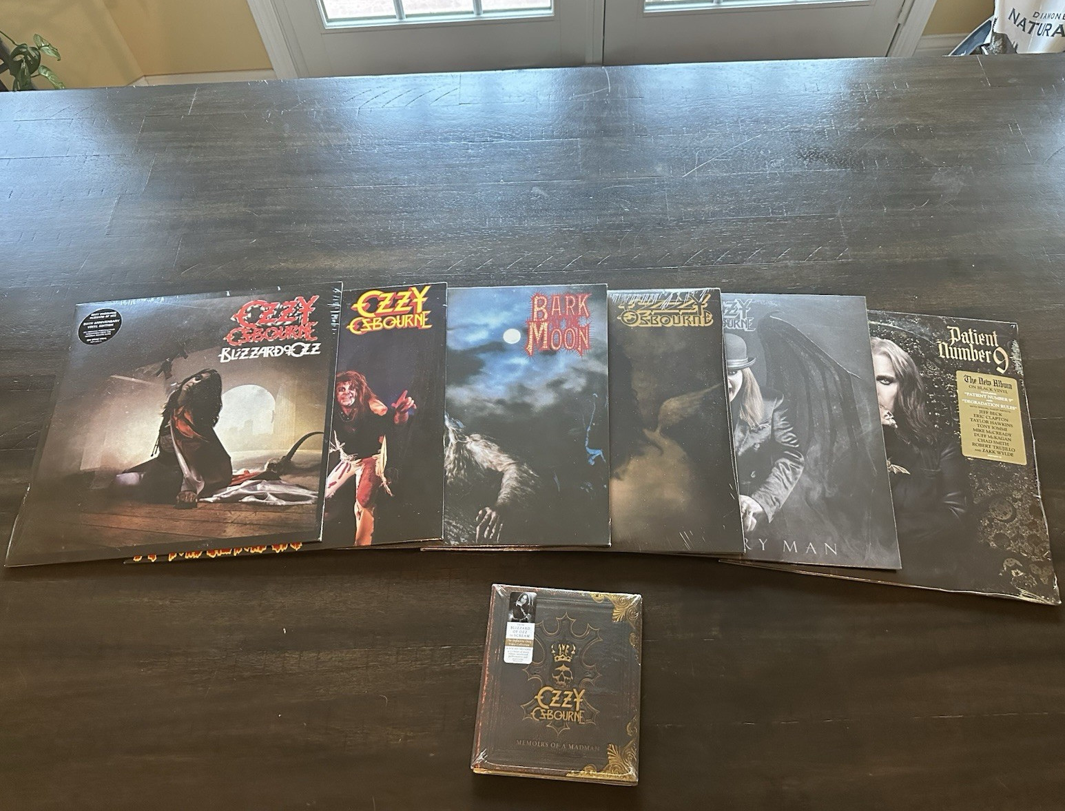 Ozzy Osbourne Vinyl bundle plus two DVD set 