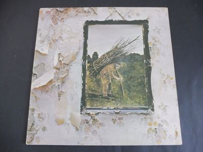Led Zeppelin   Led Zeppelin IV 1971 UK LP ATLANTIC 1st STICKERED LABELS