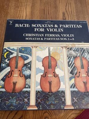 SQN SAS 2028 3 Bach  Sonatas   Partitas for Violin FERRAS 3 LP