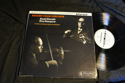 SAX2411 J Brahms Violin Concerto David Oistrakh Otto Klemperer b s UK EMI NM  LP