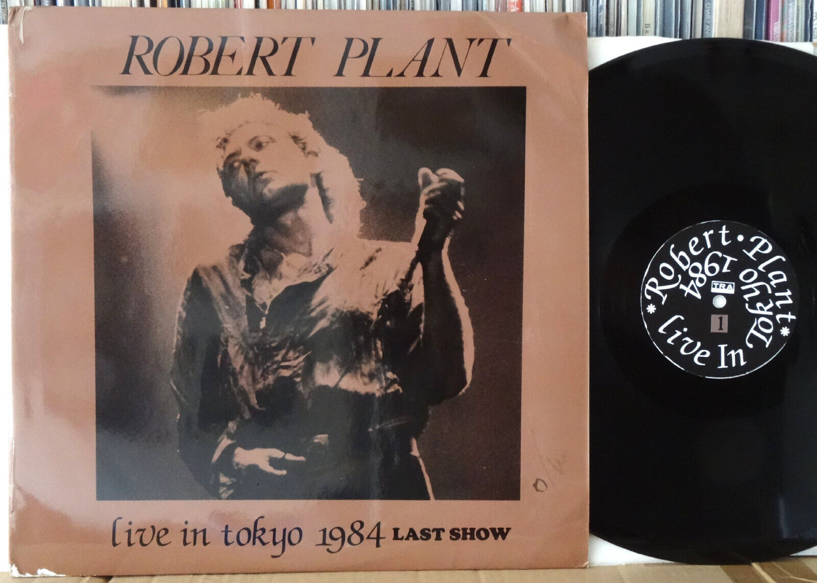 ROBERT PLANT Led Zeppelin  Live In Tokyo 1984   2 LP METAL ACETATE  not TMOQ