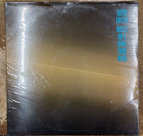Alvin Lucier - Music On A Long Thin Wire LP first press New Mint