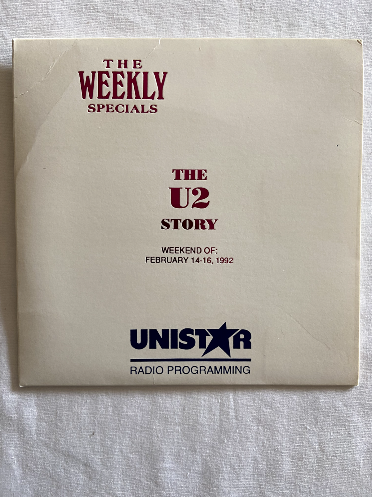 The U2 Story - 1992 - Unistar Radio Programming - CD