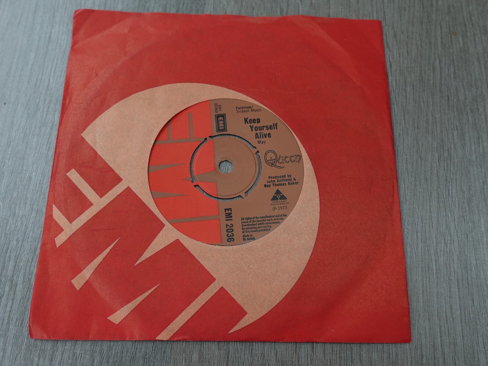 Queen KEEP YOURSELF ALIVE 1973 RARE UK 7   1st Press UNPLAYED B4 TODAY MINT HEAR